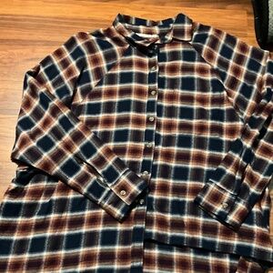 Juniors SO Oversized Flannel